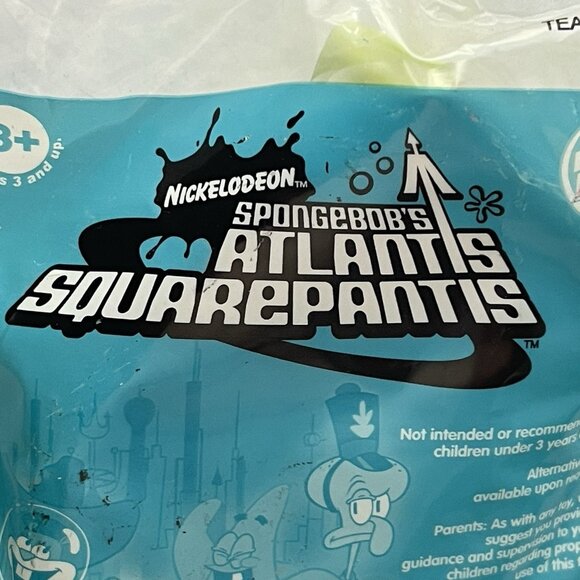 Absorbing Dutchman SpongeBob's Atlantis SquarePantis Glows Burger King Toy 2007 - Picture 7 of 11